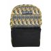 Gharibo Bags School Backpack With Lunch Bag and Pencil Case for Kids, Waving Pattern - Yellow and Black