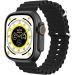 X8 Plus Ultra Smart Watch, 1.3 Inch - Black