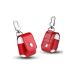 Leather Case for Apple AirPods- Red