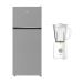 Beko No-Frost Top Freezer Refrigerator, 406 Liters, Inverter, Silver - RDNE455M20XBIEG, with Blender, 1.5 Liters, 600 Watt - TBN 62608 W