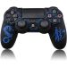 Silicone PlayStation 4 Controller Skin Cover - Black and Blue