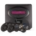 Sega Mega Drive ll Video Game Console with 2 Controllers, 16 Bit, 5 Games - Black