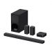 Sony Wireless Home Theater, 5.1Ch Real Surround, Black - HT-S40R