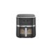 Black And White Digital Air Fryer, 7.5 Liter, 2000 Watt, Black and Silver - AF075SD