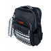 Gharibo Bags School Backpack With Pencil Case For Boys, Snowdrops Pattern - Black and White