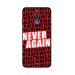 جراب ظهر زوت بطبعة عبارة Never Again لهواوي ميت 10 لايت