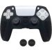 Silicone Cover For PlayStation 5 Controller With Analog Caps - Black