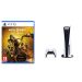 Sony PlayStation 5, 1 Wireless Controller, White - CFI-1016A01 MEE, with Mortal Kombat 11 Ultimate Edition for PlayStation 5