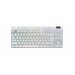 كيبورد جيمنج لاسلكي لوجيتك G PRO X TKL ، بمفاتيح Tactile - ابيض