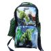 Gharibo Bags School Backpack With Lunch Bag and Pencil Case for Boys, Hulk Pattern - Navy and Green