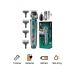 VGR Hair and Nose Trimmer Set, Wet and Dry, Black and Green - V-949