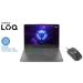 لاب توب العاب لينوفو ال او كيو، انتل كور i7-13620H، سعة 512 جيجا SSD M.2 2242 PCIe Gen4-4، رام 16 جيجا، شاشة 15.6 بوصة FHD، بمعدل تحديث 144 هرتز، كارت شاشة انفيديا جي فورس RTX 4050 سعة 6 جيجا GDDR6، فري دوس - رمادي مع ماوس هدية