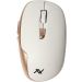 Lavvento Wireless Optical Mouse, White and Gold - MO34W
