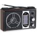 Leotec Radio, Black and Brown - LT-2008