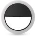 Portable Selfie Ring Light For Mobile Phone Led Flash Fill Selfie Light Lamp Camera - Black