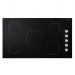 Elba Elio Electric Built-in Hob, 90cm, 5 Burners, Black - EVC915SK