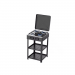 Sokany Gas Stove with Base, 8.8KW, Black - SK-07020