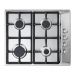 Elba Built-in Gas Hob, 60cm, 4 Burners, Stainless Steel - ENS65-444XD