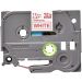 Brother Label Tape, 0.47 mm x 8 Meters, Red on White - TZE-232