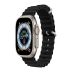 Silicone Replacement Band for Apple Watch Ultra 49mm- Black