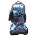 Gharibo Bags School Backpack With Lunch Bag and Pencil Case for Boys, Batman Pattern - Grey