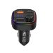 شاحن سيارة ريتسي متعدد الوظائف، 15+15 وات، 2 منفذ USB، و1 منفذ USB-C، اسود - RQ08