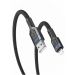 Yesido USB-A to Lightning Charging Cable, 120 cm, Black - CA106