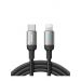 كابل USB -C  الى لايتنينج جوي روم، 1.2 متر، اسود - S-A10
