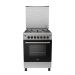 Zanussi Gas Cooker, 4 Burners, Stainless Steel - ZCG622A6XB