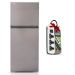 Toshiba No-Frost Refrigerator, 411 Liters, Inverter Motor, Satin Gray- GR-RT559WE-PMN(37) with iLock Power Strip, 3 Outlets, 2860W - White