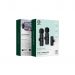 Green Lion 3-in-1 Wireless Microphone, Black - GN3WIRMICPBK