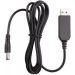 USB DC 5V to 12V Router Cable Step Up Power Cable Power Supply USB Cable with DC Jack 5.5 x 2.1mm for Fan & Led Light & Router & Speakers (1M)