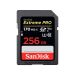 بطاقة ذاكرة SDXC سانديسك اكستريم برو، 256 جيجا، متعددة الألوان - SDSDXXY-256G-GN4IN