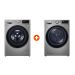 LG Vivace Front Load Automatic Washing Machine, 10.5 KG, Silver- F4V5RYP2T, with Condenser Dryer, 10.1Kg, Inverter, Platinum - RH10V9PV2W