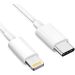 كابل USB فئة C الي لايتننج، طوله 1 متر - ابيض