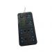 Elmaghraby Power Strip, 6 Ports, 4 USB Ports, 2500 Watt - Black