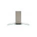 Ecomatic Built-In Decorative Hood with Chimney, 90 Cm, Silver - H9210KGTX