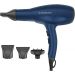 Rush Brush D3 Ultra Hair Dryer with Attachments, 2400 Watt, 3 Temperatures - Navy