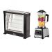 Akai Electric Heater, 4 Candles, 2200 Watts, Black - Ak-2970, With Sokany Electric Blender, 2.5 Liters, 6000 Watt, Black and Silver - SK-999