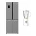Beko No Frost Side By Side Refrigerator, 480 Liters, Stainless Steel - GNE480E20ZXPH, with Blender, 1.5 Liters, 600 Watt - TBN 62608 W