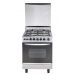 Universal Grand Rosa Gas Cooker, 4 Burners, Silver- 5504 GR