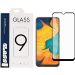 Zur Tempered Glass Screen Protector for Samsung Galaxy A50 - Transparent with Black Frame
