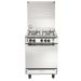 Universal Vulcan Gas Cooker, 4 Burners, Silver- 5604 VR