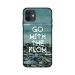 جراب ظهر زوت TPU بطبعة عبارة Go With The Flow لايفون 12