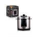 RAF Electric Pressure Cooker, 6 Liter, 1000 Watt, Silver- R171