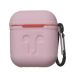 Rubber  Case for Apple AirPods- Pink