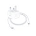 Apple Wall Charger with USB-C to Lightning Cable, 20W, White - MHJF3ZE