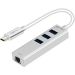 CABLETIME 4 In 1 USB Hub, White
