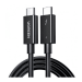 كابل USB فئة C ثاندر بولت يوجرين، 0.8 متر، اسود - US501