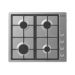 Hoover Gas Built-in Hob, 60CM, 4 Burners, Stainless Steel - HHG6LSX-EGY